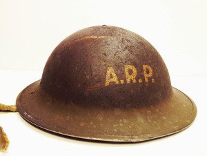 Air Raid Patrol Helmut.From our Artifacts Collection.