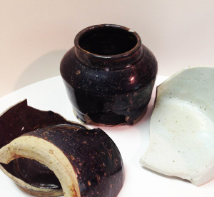 Pot Shard from explosives factory. ca 1900's